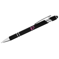 CORE365 Rubberized Aluminum Click Stylus Pen